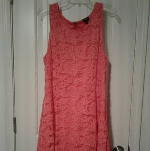 Torrid coral skater dress